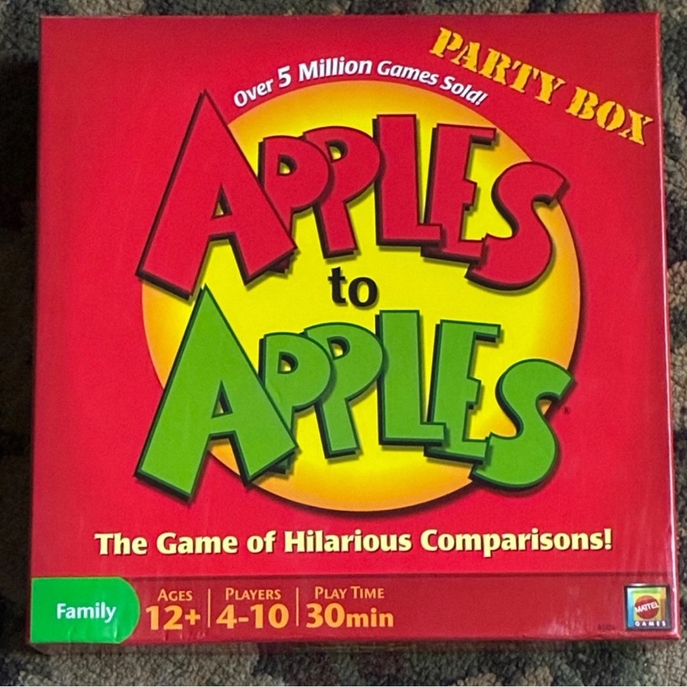 Apples to Apples 2007 Party Box Game Mattel - Excellent condition